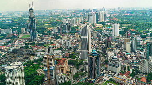 市中心KulaclumpurMalaysia市区景色视频的预览图