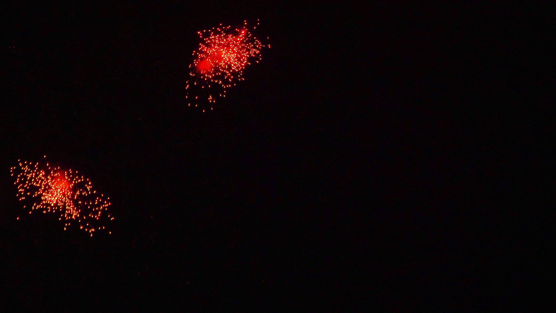 假日之夜4k的彩色烟花视频的预览图