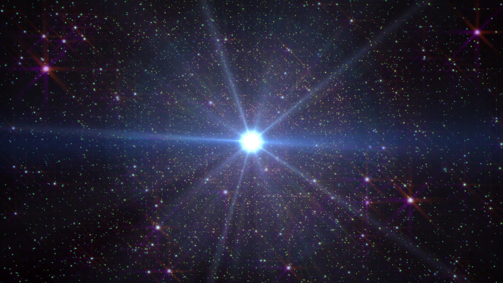 空间中的恒星4k视频的预览图