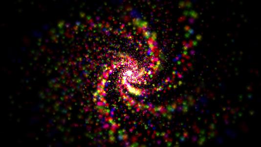 深海空间螺旋星系4k视频的预览图