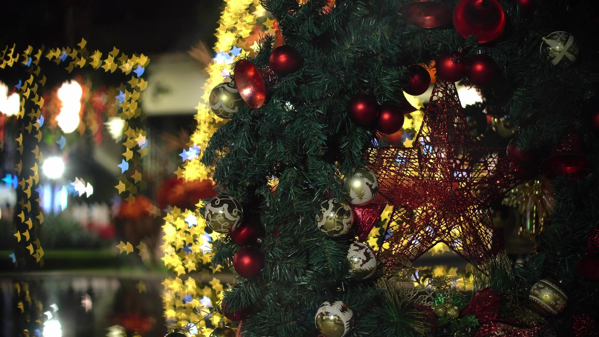 圣诞星装饰树视频的预览图