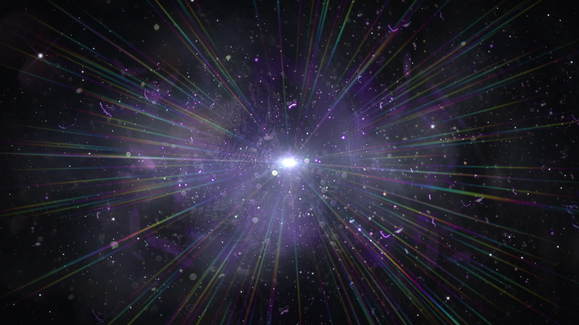 恒星在空间射线中爆炸视频的预览图