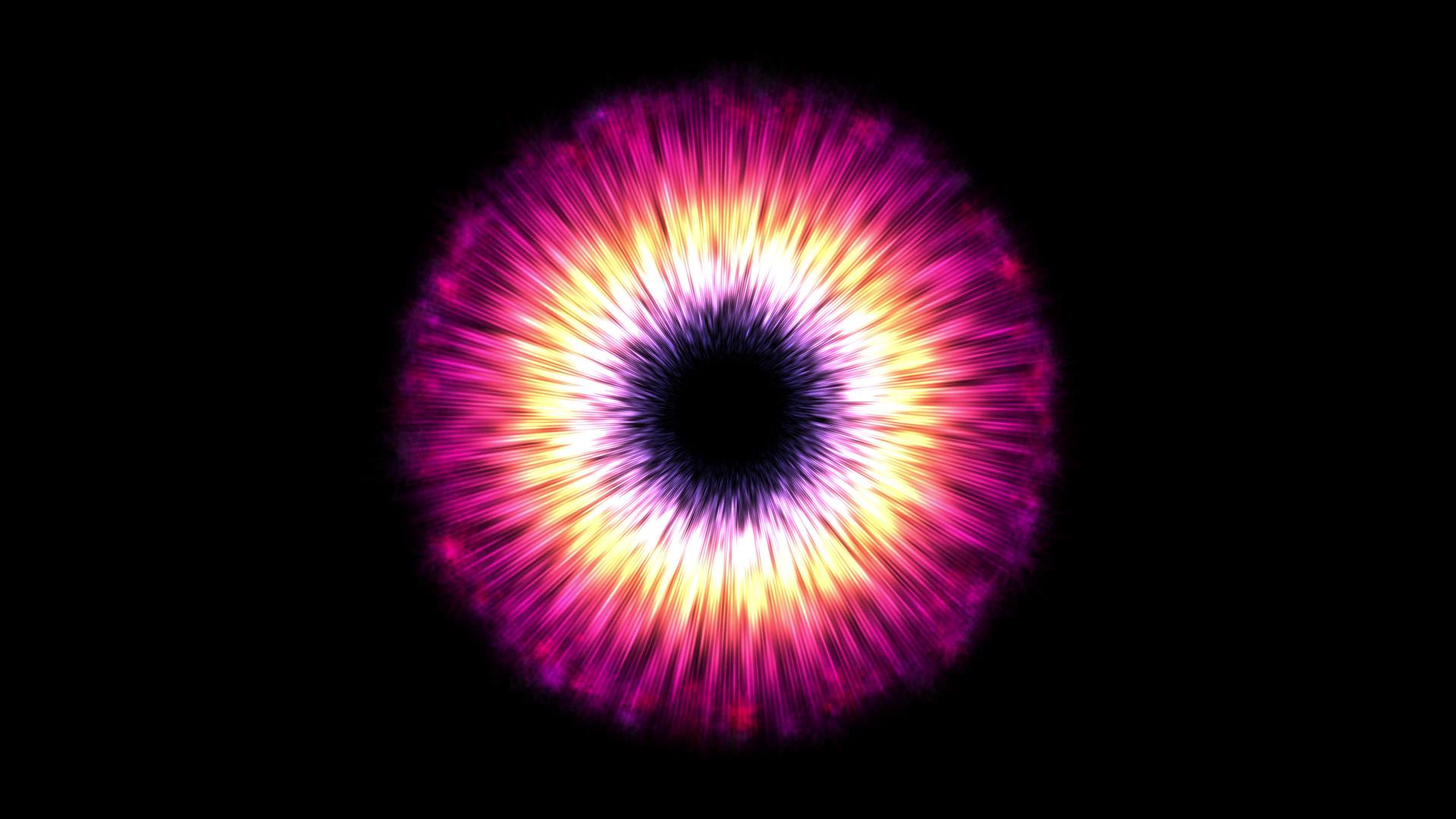 星云射线眼圆4k视频的预览图