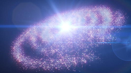 空间中的螺旋星系视频的预览图