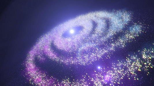 螺旋星系牛奶型4K的动画视频的预览图