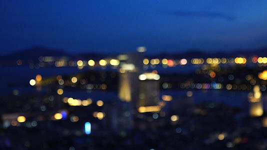 城市夜色灯光虚焦4K合集视频的预览图