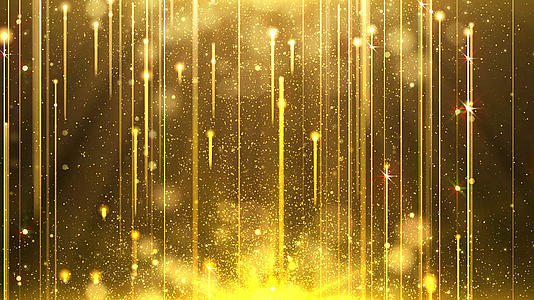 金色粒子线条颁奖晚会舞台背景视频的预览图