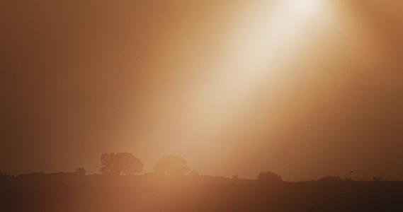 日落时的乡村景观视频的预览图