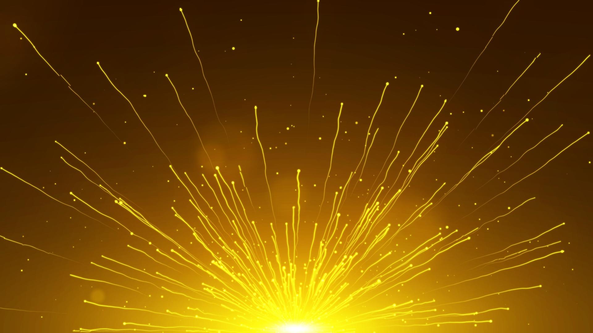 4k金色粒子光线视频的预览图