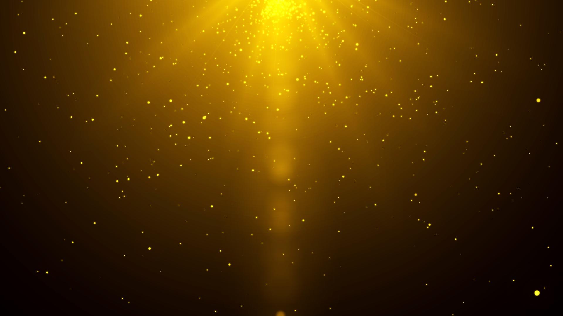 4k金色粒子落下视频的预览图