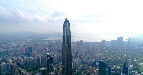 深圳市民中心航拍4K视频的预览图