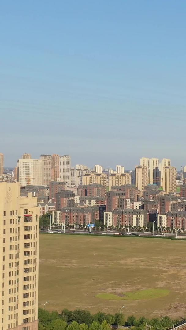 天津滨海新区城市风景航拍视频视频的预览图