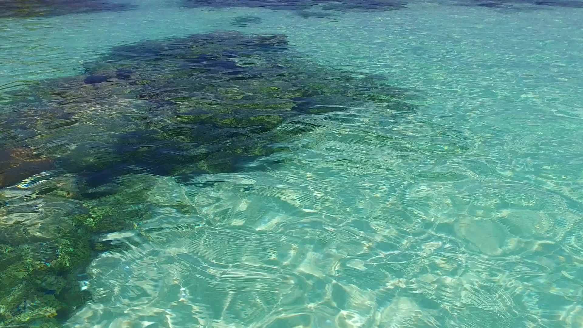关于夏季放松的蓝色海洋和度假胜地附近的白色海滩视频的预览图