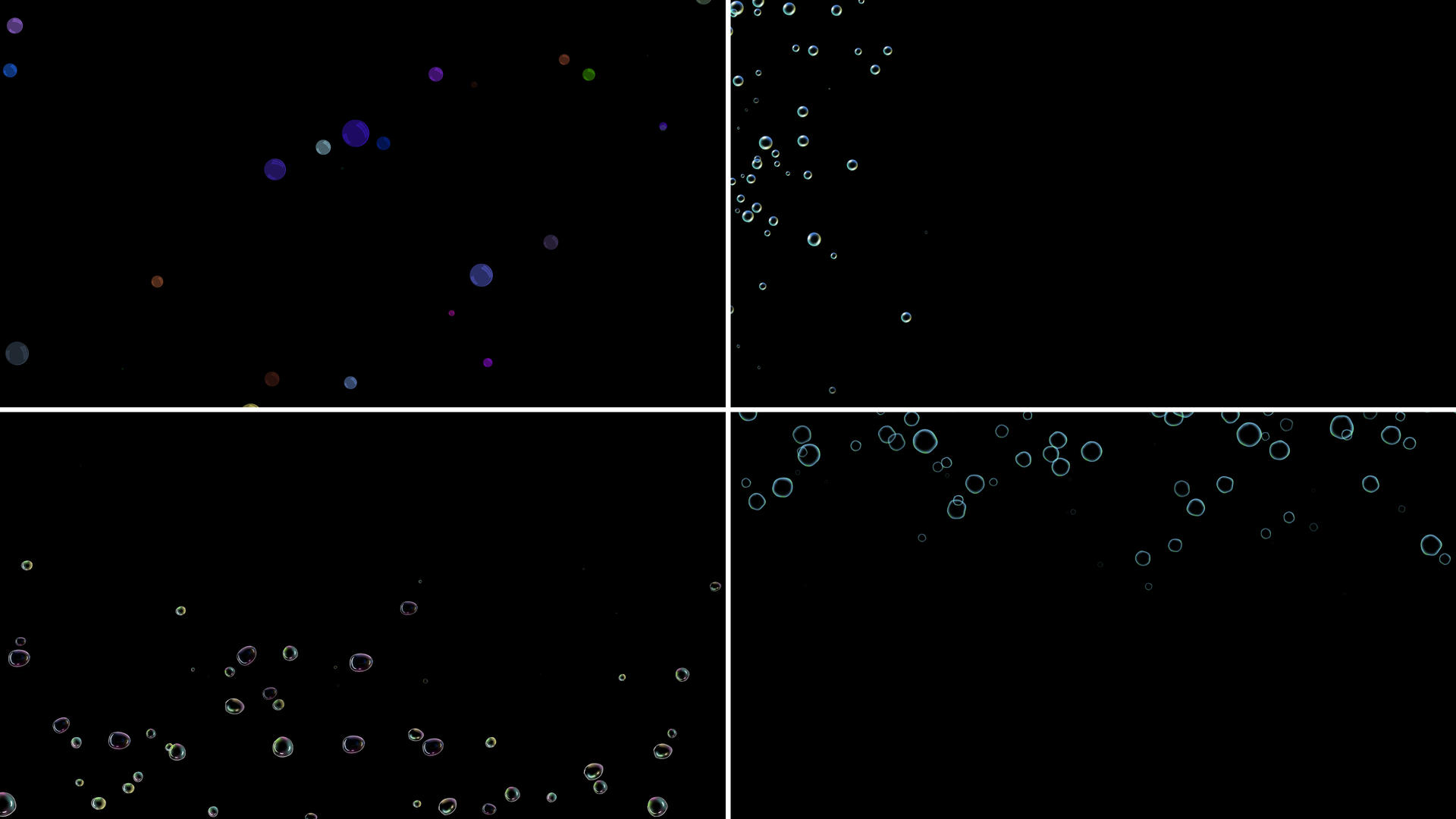 一组漂浮气泡粒子动画1视频的预览图