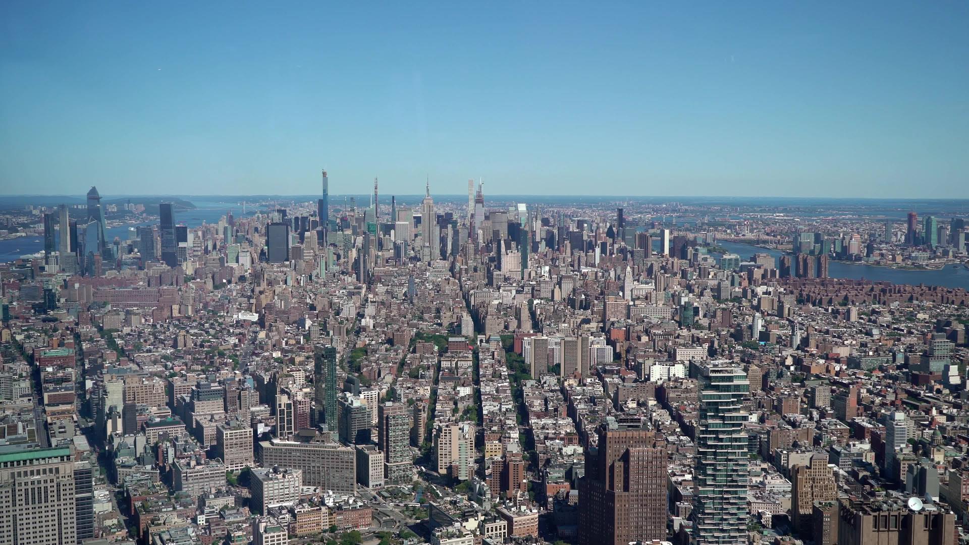 纽约市曼哈顿中城的塔楼视频的预览图