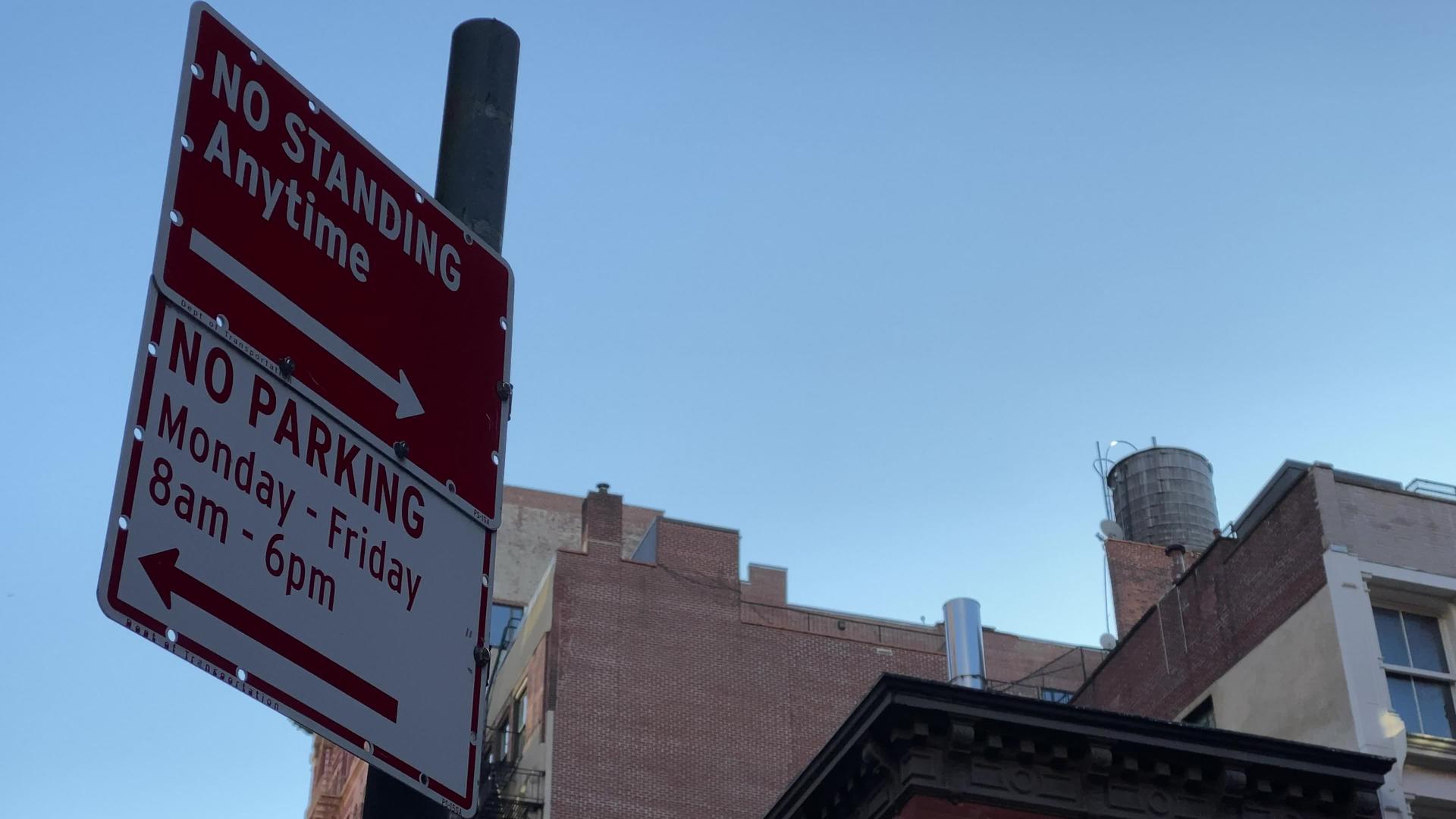 纽约市没有停车标志a视频的预览图
