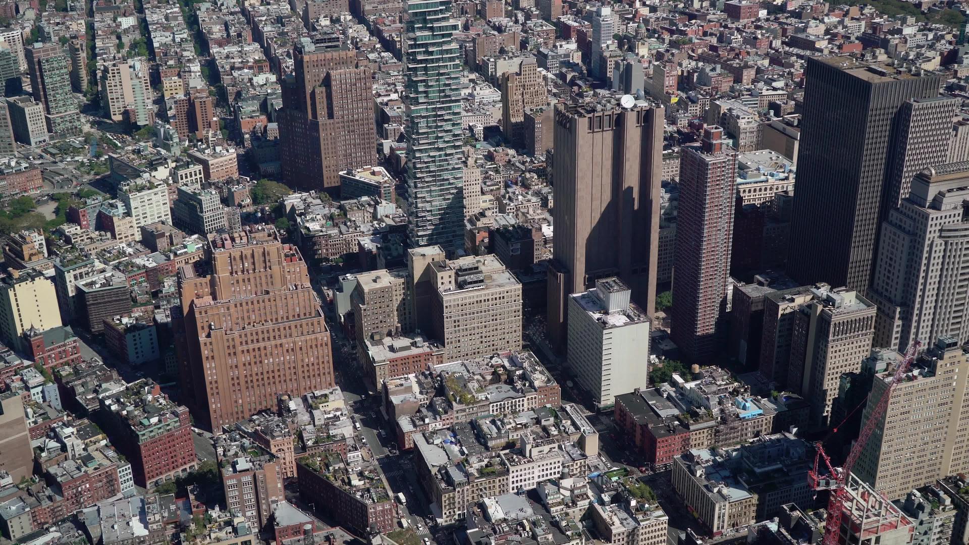 纽约市曼哈顿中城的塔楼视频的预览图