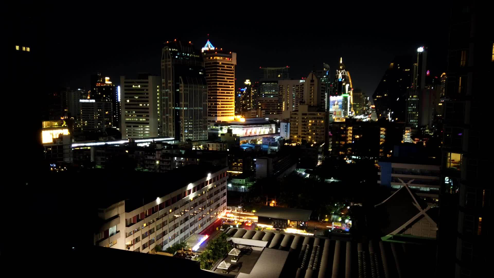 Sukhummvitnana地区Bangkok天际视频的预览图