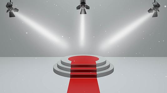红地毯灯光舞台背景视频的预览图