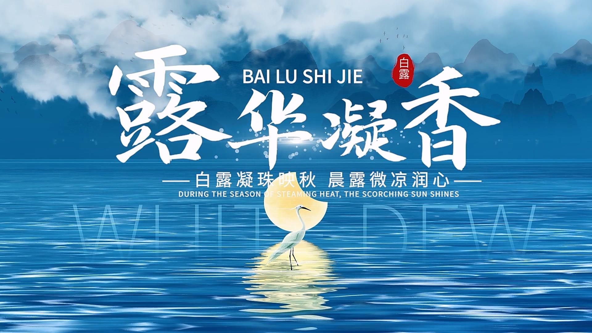 PR模板显示水墨粒子白露片头视频的预览图