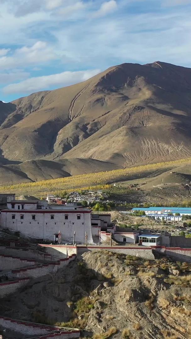 江孜古堡西藏日喀则古建筑视频的预览图