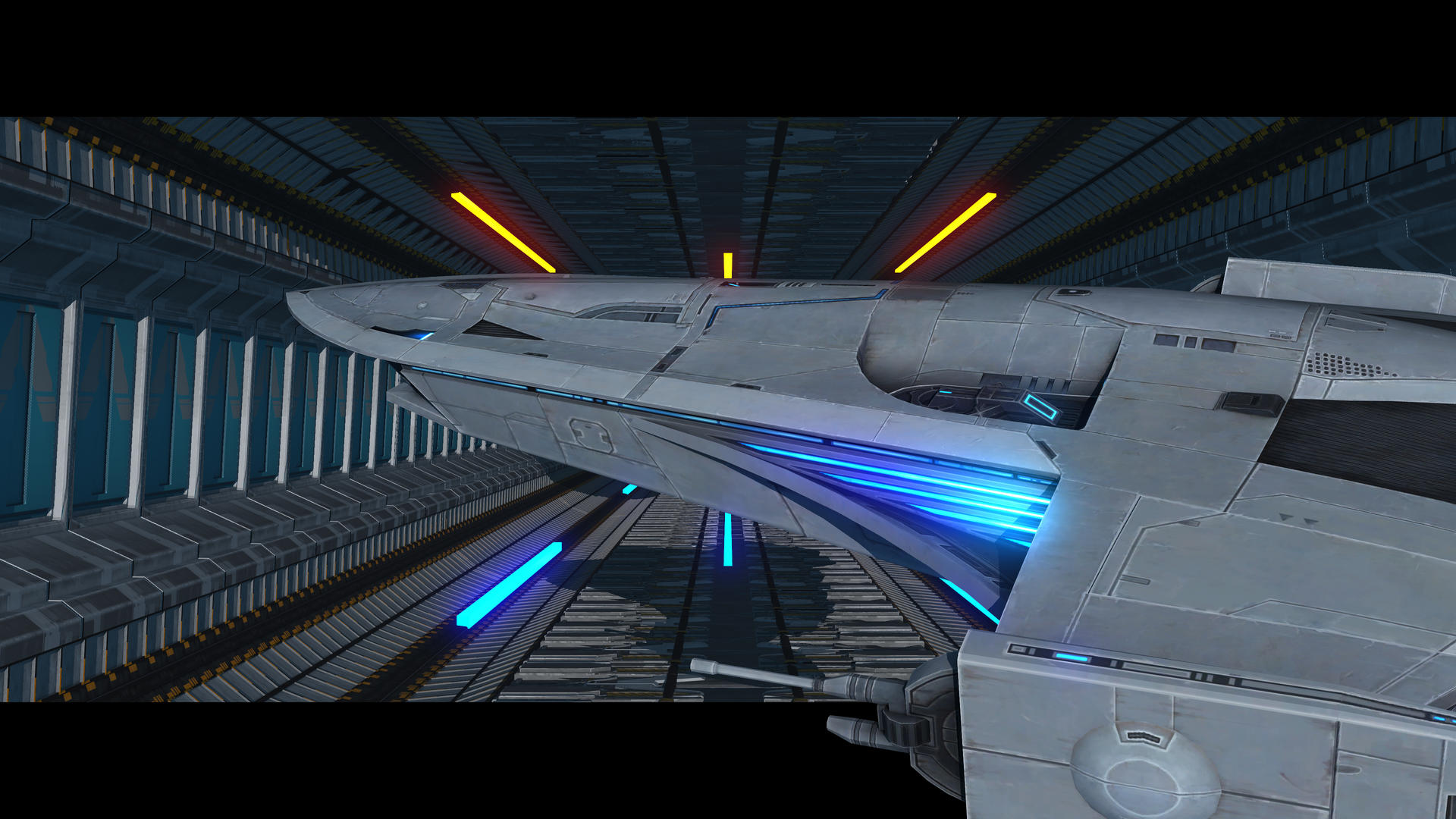 4K宇宙飞船隧道裸眼3D效果视频的预览图