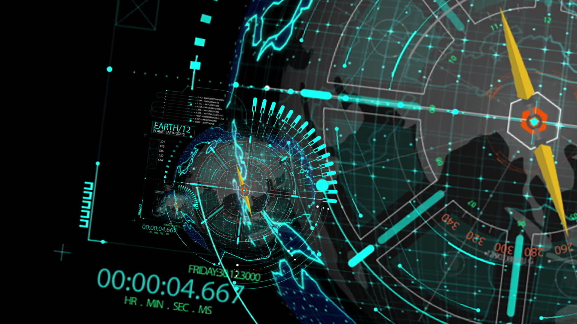 飞越未来科技界面旋转超速加速器视频的预览图
