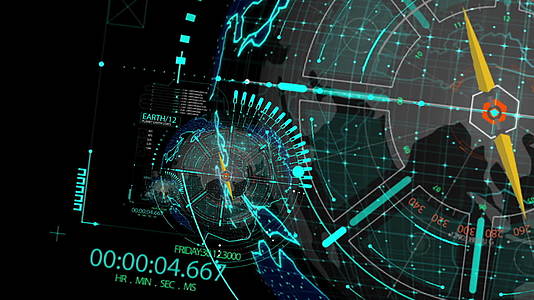 飞越未来科技界面 旋转超速加速器视频的预览图