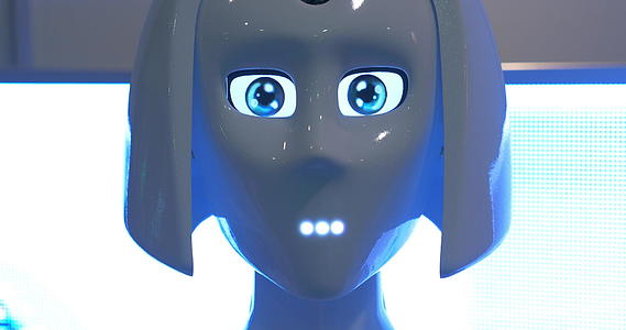 女机器人头部视频的预览图
