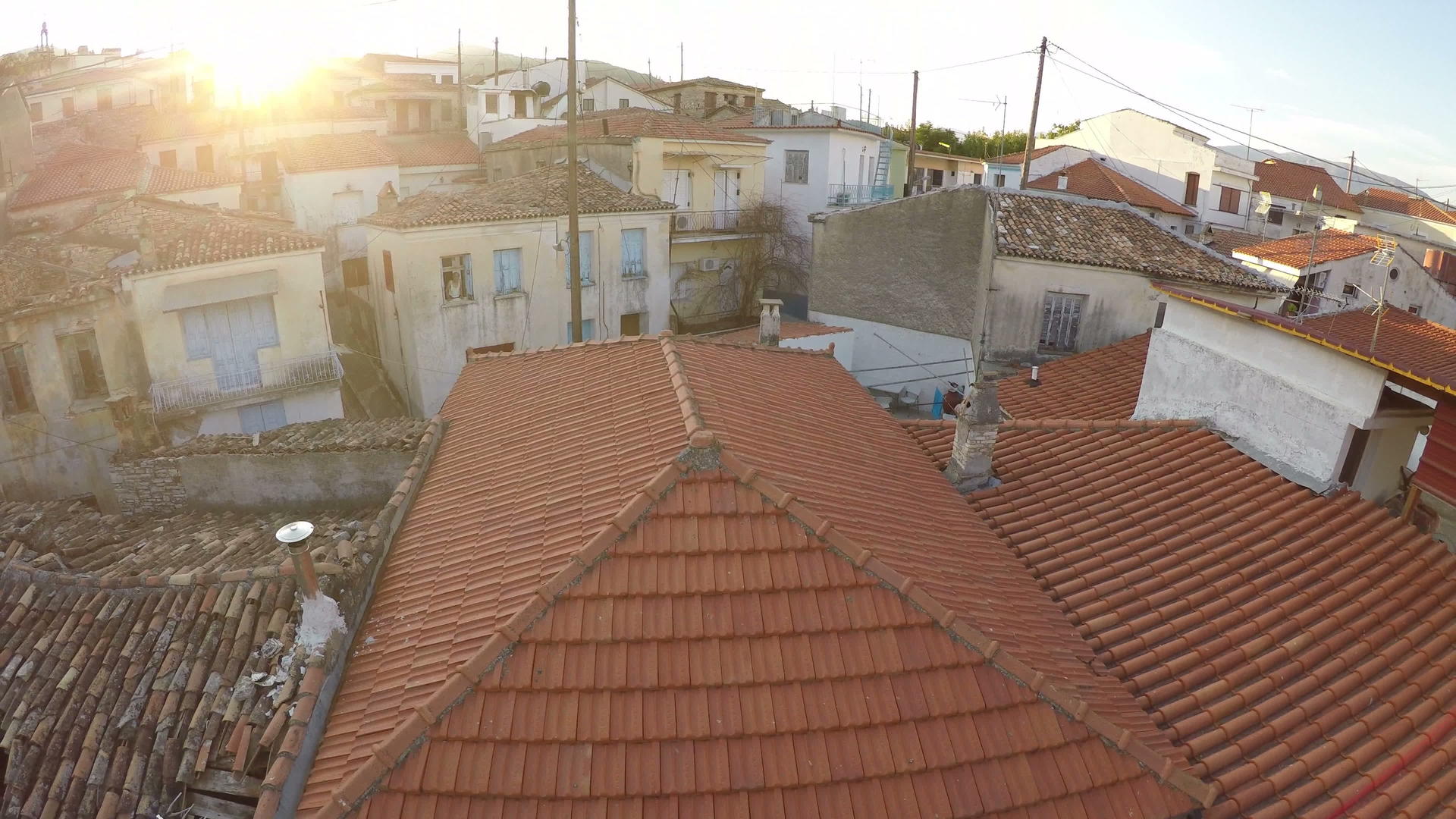 希腊萨摩斯岛Pagondas村视频的预览图