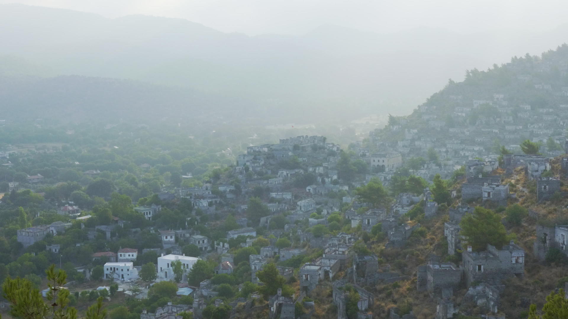 古老的山村风景景观视频的预览图