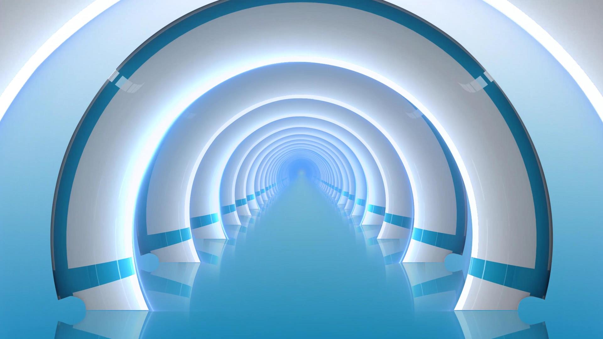 4k拱门抽象隧道背景视频视频的预览图