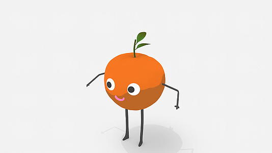 儿童视频动画舞蹈橘子视频的预览图