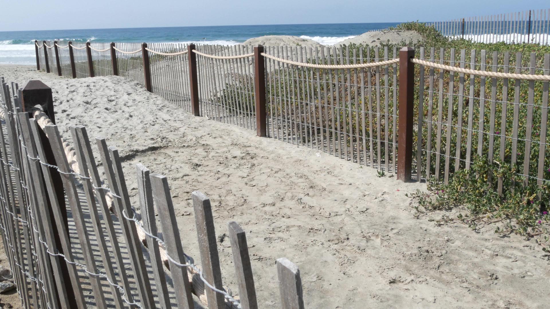 在加利福尼亚海岸线的海滩上美国的夏季波浪太平洋沿海沿海视频的预览图
