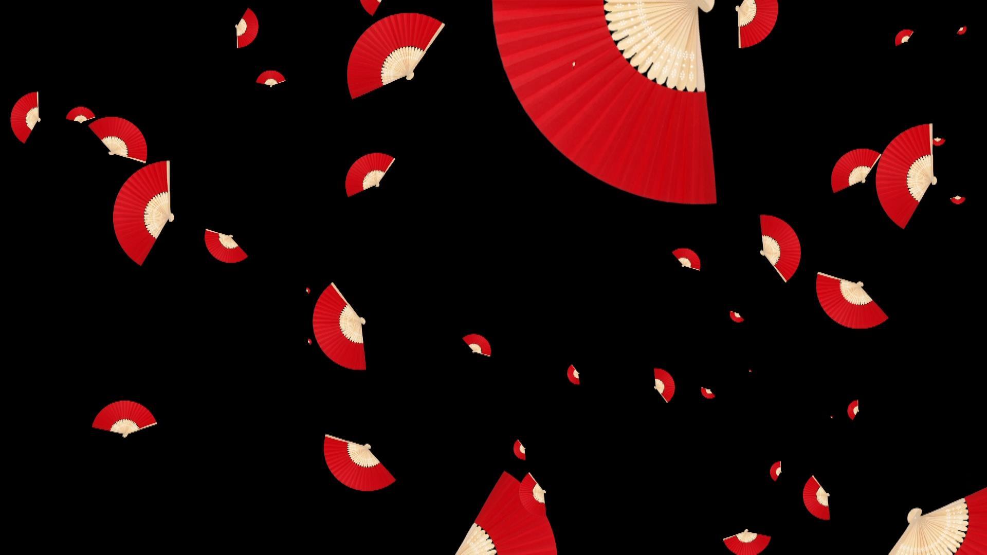 红色扇子视频的预览图