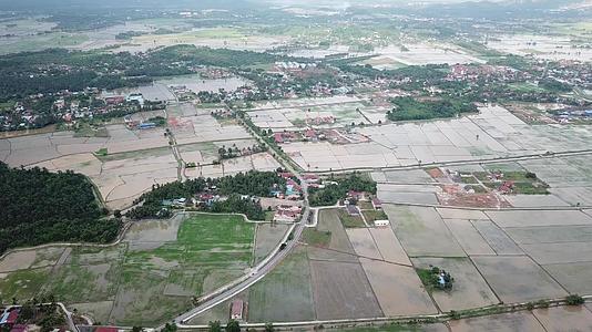 大米田被洪水淹没视频的预览图