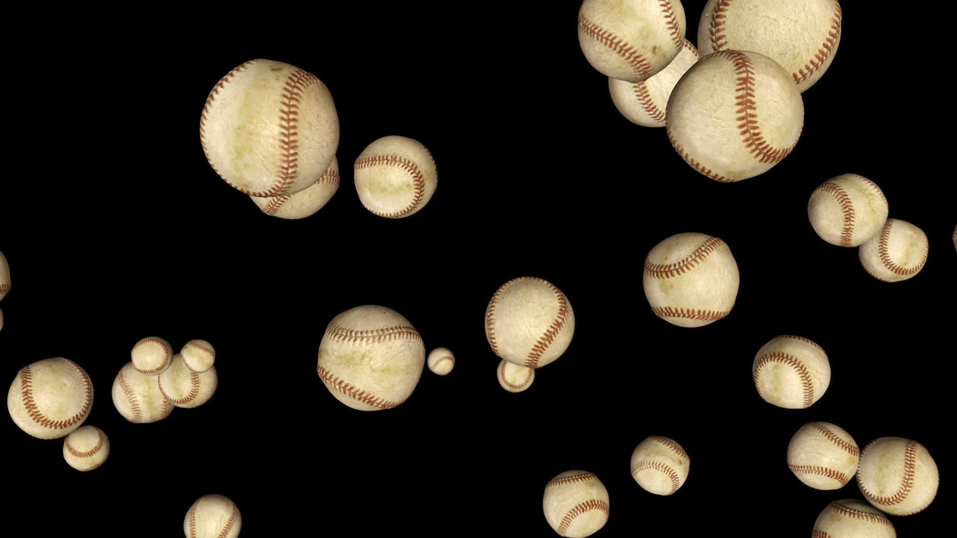 棒球慢慢地向黑色飞去视频的预览图
