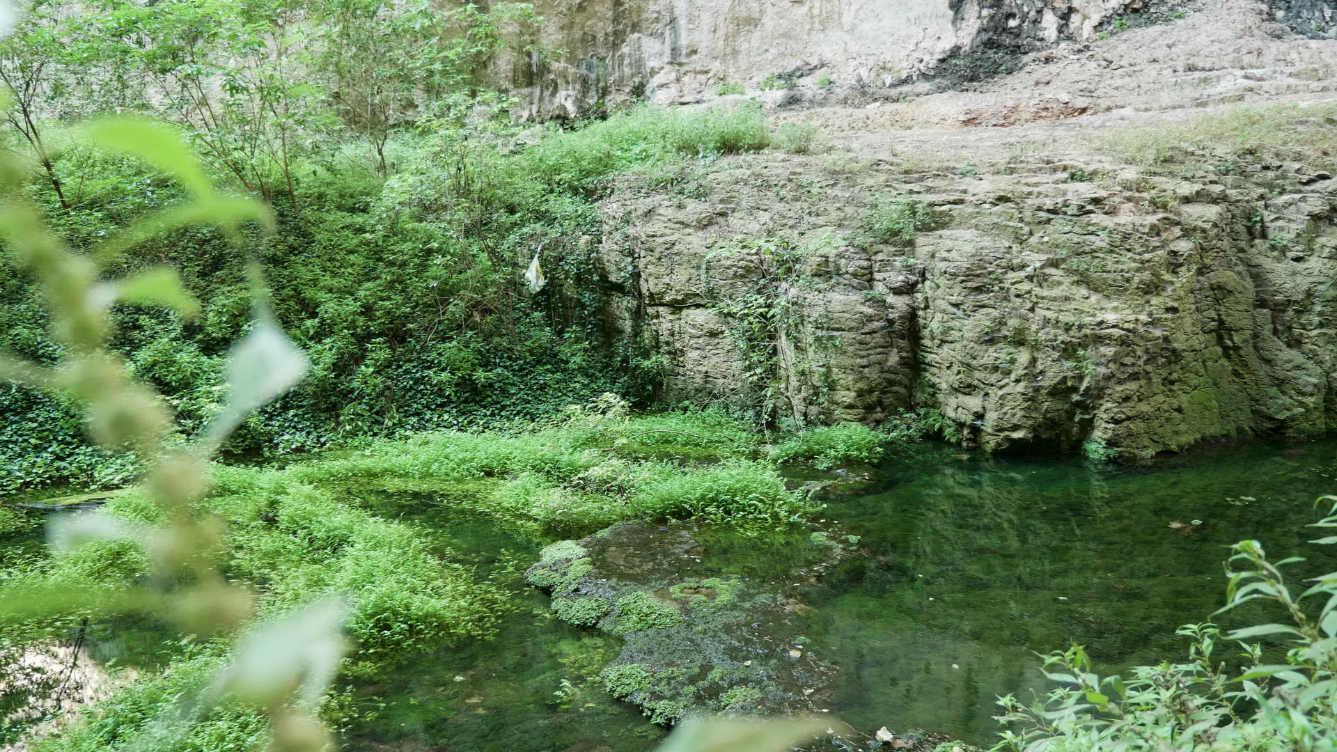河流洞穴与自然视频的预览图