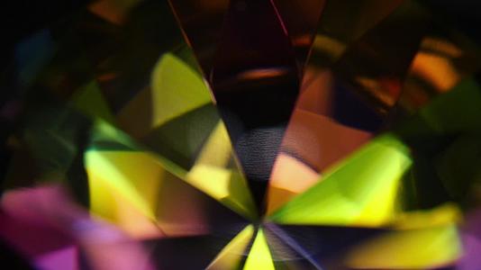 彩色旋转钻石棱镜12视频的预览图