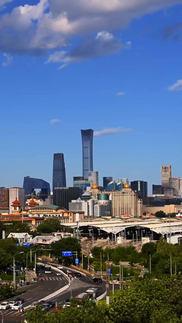 在北京CBD高峰时段交通延迟视频的预览图