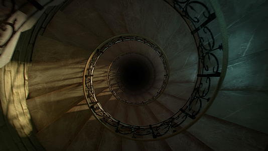 圆形螺旋阶梯环视频的预览图