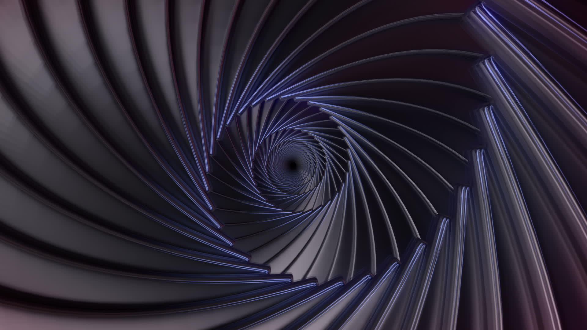 圆形螺旋楼梯循环3d动画视频的预览图
