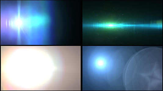 一组光晕光斑光效转场视频的预览图