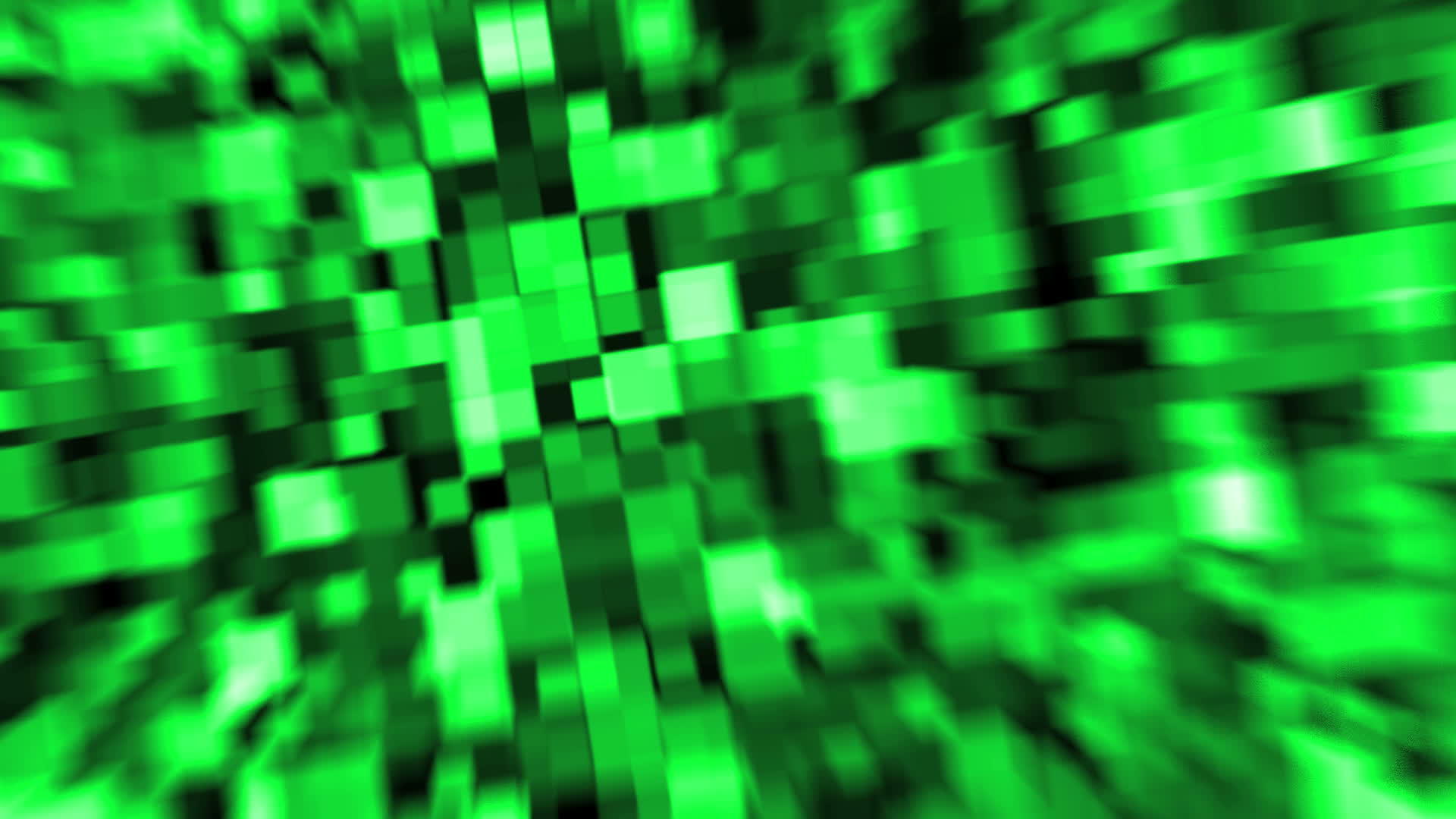 方形抽象运动背景绿色视频的预览图