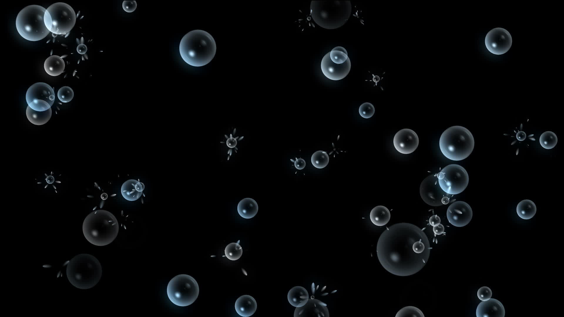 泡泡背景摘要视频的预览图