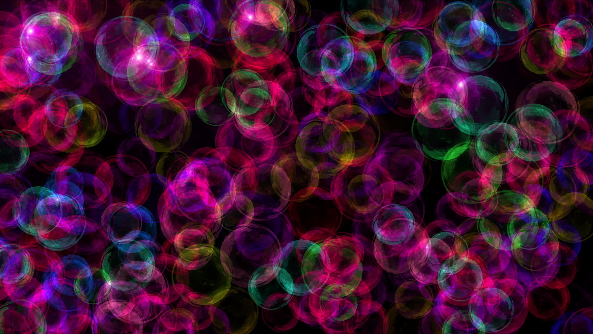 彩色抽象泡泡4k视频的预览图