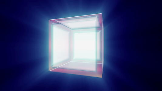3d明亮的纳子立方体视频的预览图