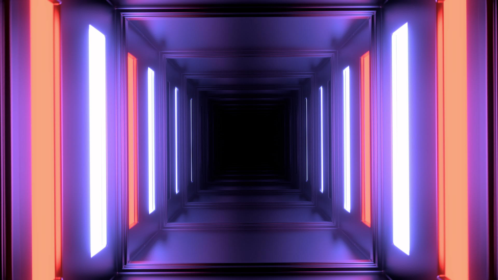 3d圆方光墙的圆方隧道动画视频的预览图