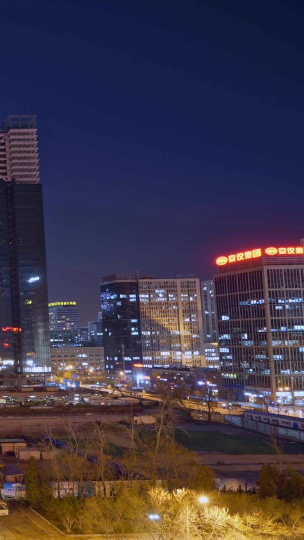 北京CBD夜景延迟建设视频的预览图