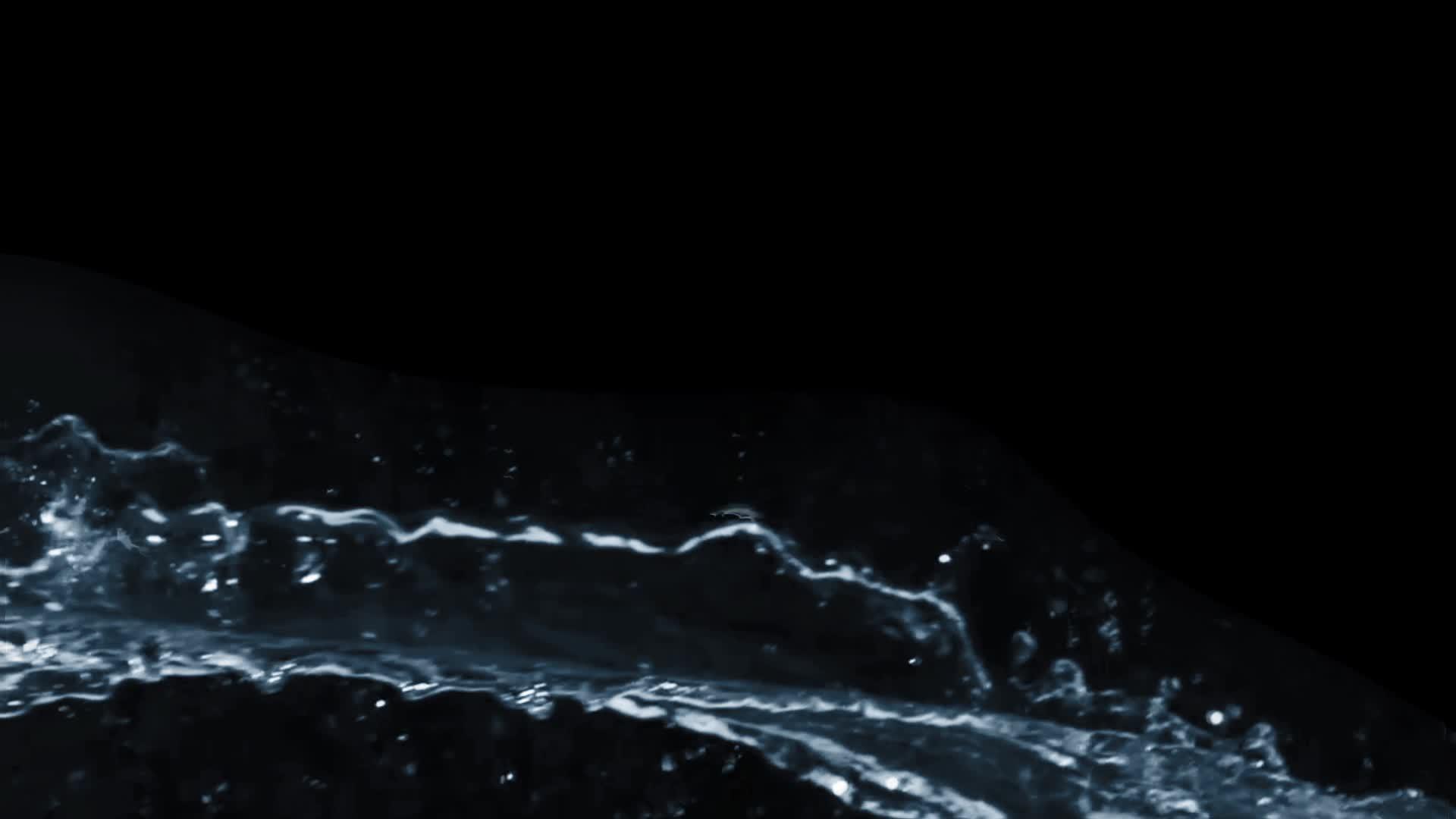 水滴运动的黑色背景hd视频的预览图